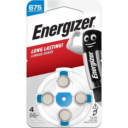 Energizer Hearing Aid Kuulolaitteen paristo 675, 1,4 V 675