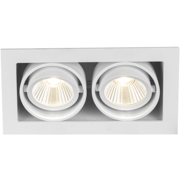 Hide-a-Lite Optic Box II Downlight-valaisin valkoinen, tune