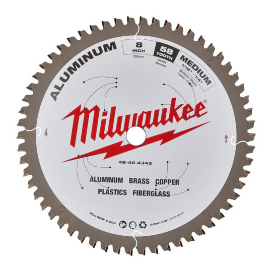 Milwaukee 48404345 Sahanterä 203 mm, 58 hammasta
