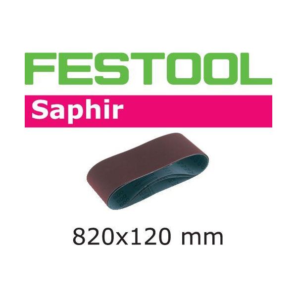 Festool SA Hiomanauha CMB120, 820x120 mm, 10 kpl P180