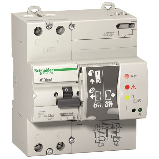Schneider Electric REDtest Vikavirtasuoja luokka A, 2-napainen 25A, 30mA