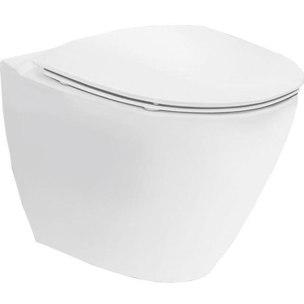 Ifö Spira Art 624509309 WC-istuin ilman huuhtelusäiliötä seinään kiinnitettävä, kova kansi, soft-close