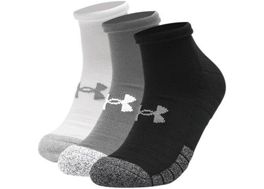 Urheilusukat 3 paria Under Armour Heatgear Locut 1346753-035