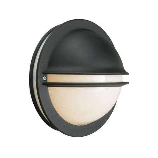 Norlys Berlin 615 Seinävalaisin E27, 8,5 W, 2700 K, IP54 Musta