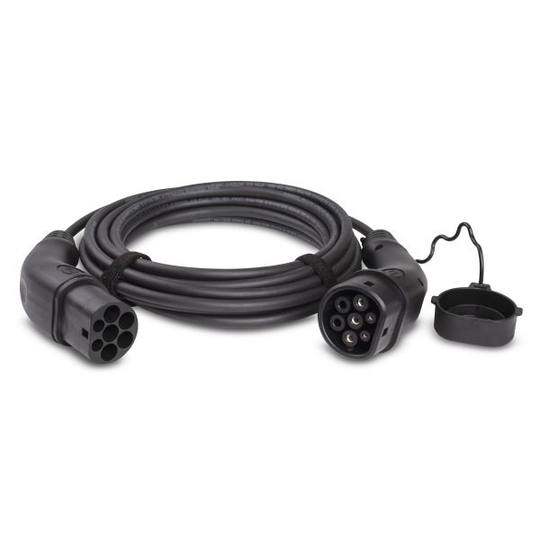 Defa 708964 Latauskaapeli 3-vaihe, T2-T2, 16A 4 m