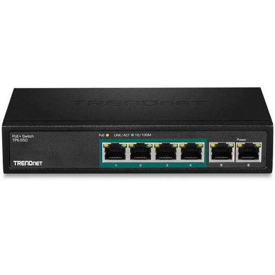 TRENDnet TPE-S50 Kytkin metalli 4 porttia