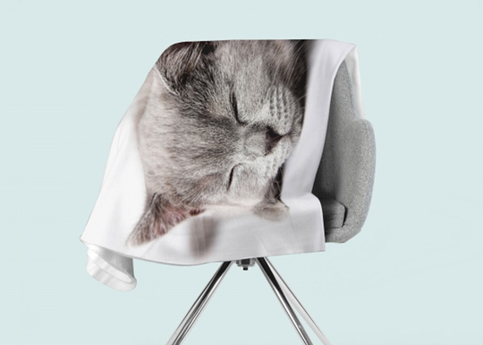 Torkkupeitto Sleeping Cat 130x150 cm