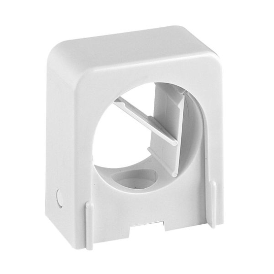 Faluplast Snap 14180 Putken kiristin 25/28 mm, valkoinen Yksiosainen