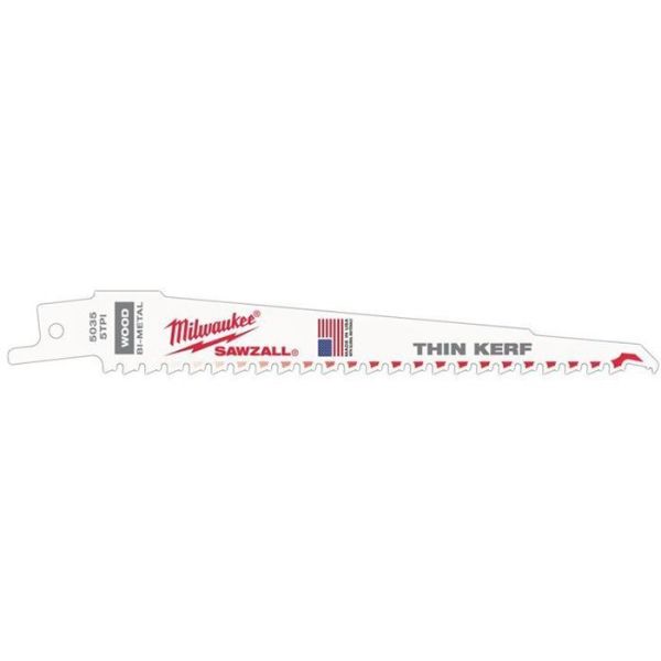 Milwaukee 48005035 Puukkosahanterä 5 kpl:n pakkaus