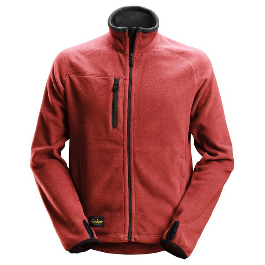 Snickers POLARTEC 8022 Fleecetakki chilin punainen/musta XS