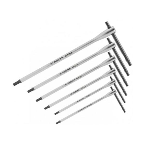 Facom 84TCD.J6 Kuusiokoloavainsarja 2,5 mm-8 mm, 7 kpl, moduulissa