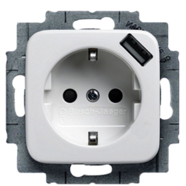 ABB E1815004 Seinäpistorasia 1-osainen, USB, 0,7 A