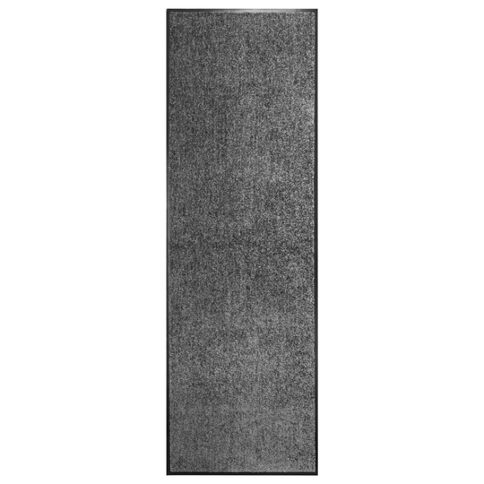 vidaXL Ovimatto pestävä antrasiitti 60x180 cm