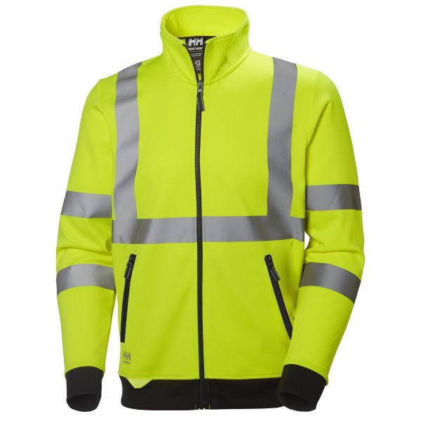 Helly Hansen Workwear Addvis Neulepaita huomiotakki, keltainen Koko XS
