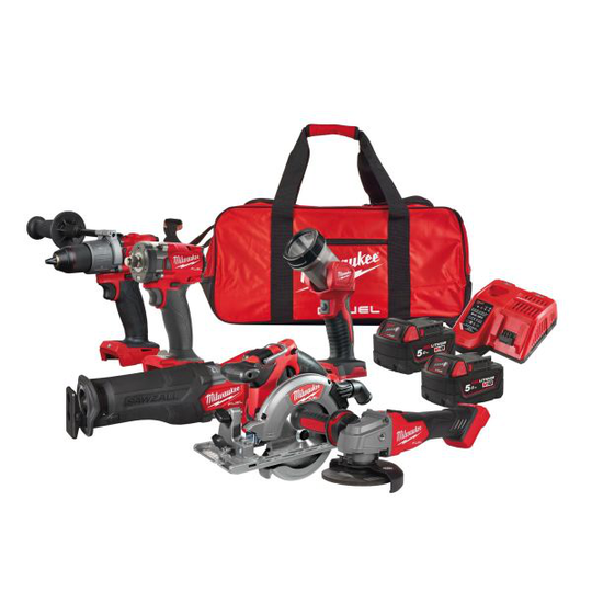 Milwaukee M18 FPP6L2 502B Työkalupaketti