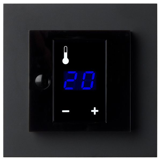 Elko Plus Termostaatti näytöllä, 3600W Musta
