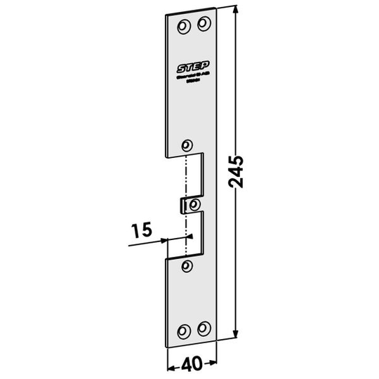 STEP ST9515H Tolppa malliin STEP 92 Preload, STEP 92 Release 40 mm, oikea
