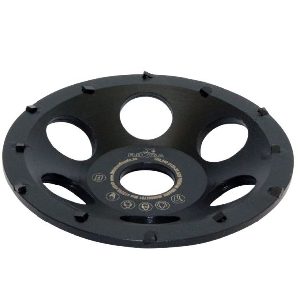 Flexxtra 100246 Hiomalaikka 125 mm, Ø 23,5 mm PCDX4/6