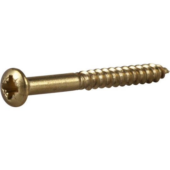 ESSVE 525181 Puuruuvi TKFX, messinki 4 x 40 mm, 6 kpl