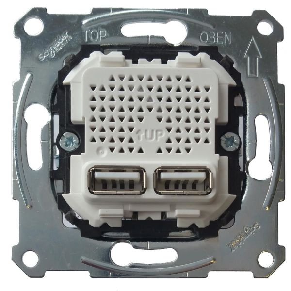 Schneider Electric MTN4366-0100 Latausasema 2xUSB