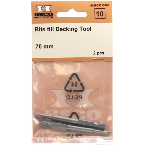 Heco 902005315708 Ruuvikärki Decking toolille, 2-pakkaus
