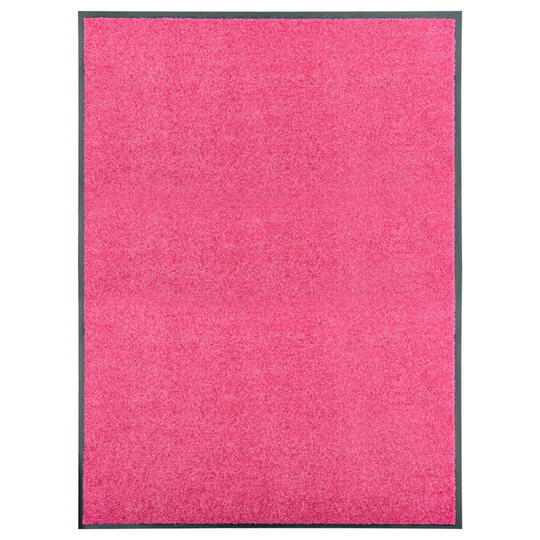 vidaXL Ovimatto pestävä pinkki 90x120 cm