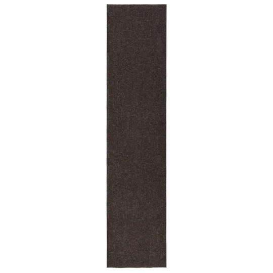 vidaXL Käytävän kuramatto 100x450 cm ruskea