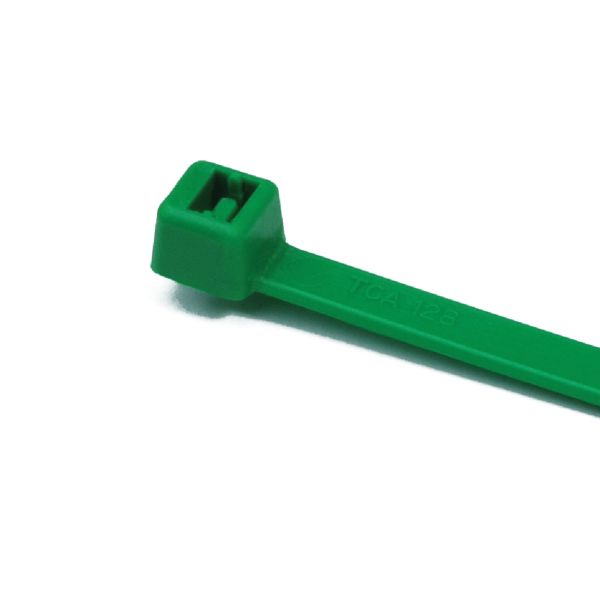 Hellermann Tyton 111-05402 Nippusiteet polyamidi, 100 kpl/pakkaus 390 x 4,6 mm, vihreä