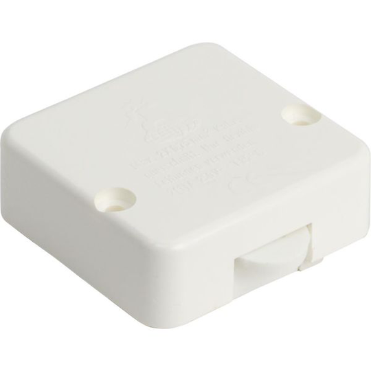 Gelia 60006171 Kaapin virtakytkin 1-napainen, 2A, valkoinen