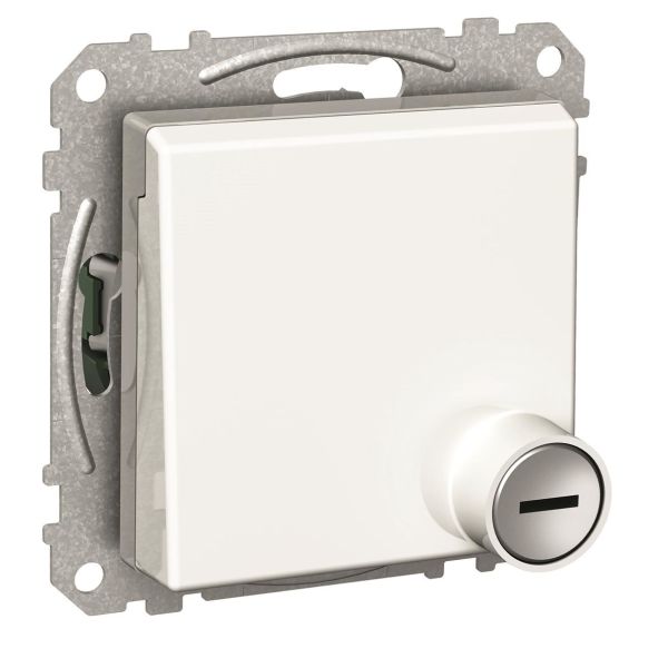 Schneider Electric WDE002178 Seinäpistorasia 1-osainen, maadoitettu, lukko, valkoinen