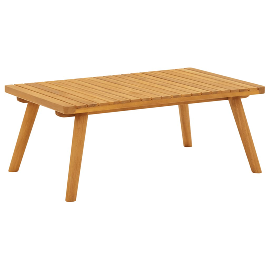 vidaXL Puutarhan sohvapöytä 90x55x35 cm täysi akaasiapuu