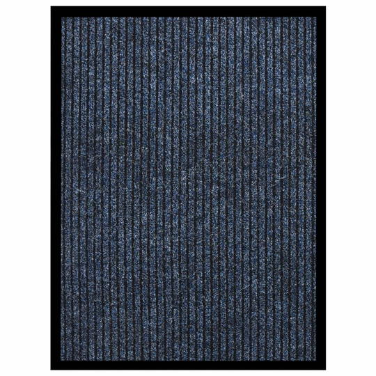 vidaXL Ovimatto raidallinen sininen 60x80 cm