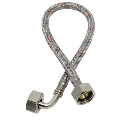 Gelia 3006220882 Liitäntäletku suora/kulma, DN8 G15x3000 mm