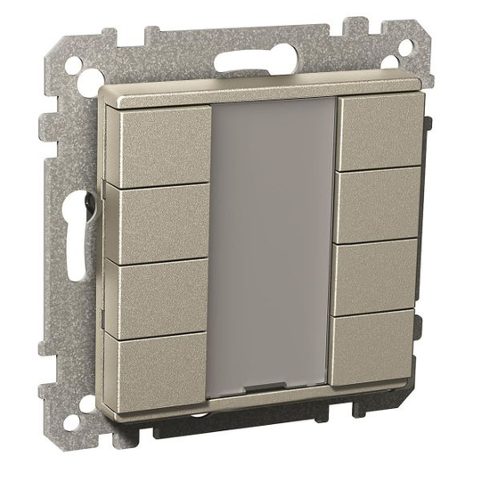 Schneider Electric Exxact KNX Painike 8 kanavaa Metallic