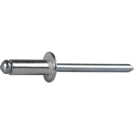 ESSVE 612112 Vetoniitit Ø4,8x12 mm, avoin, alumiini 15 kpl
