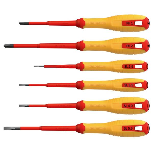 Hultafors HSS SL/PH VDE Ruuvimeisselisarja 6 osaa, VDE