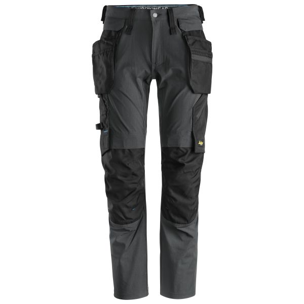 Snickers 6208 LiteWork Työhousut harmaa/musta C44
