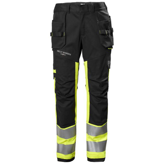 Helly Hansen Workwear Fyre Työhousut musta/Hi-Vis-keltainen C46