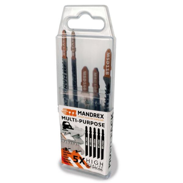 Mandrex ULTIMATE SET Pistosahanterä 5 osaa