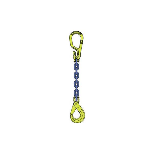 Gunnebo MG1-GBK-8-10 Nostoketju 3 m, 1-osainen Enimmäiskuorma: 2,5T (8 mm)