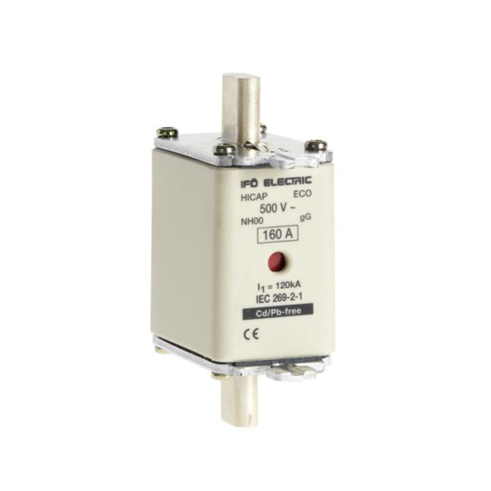 Ifö Electric Eco gG Kahvasulake 500 V, koko 00, 3 kpl/pakk. 125A