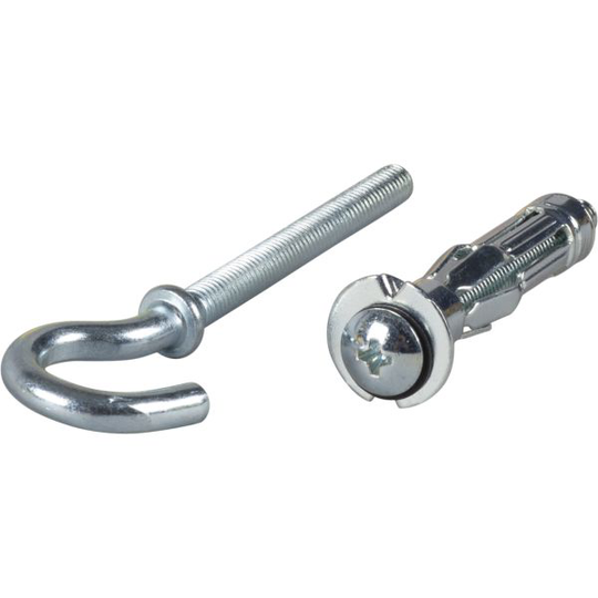 ESSVE SAM 6 Metalliankkuri Ø6 mm, PH2, yksinkertainen, 2 kpl Sisältää koukun