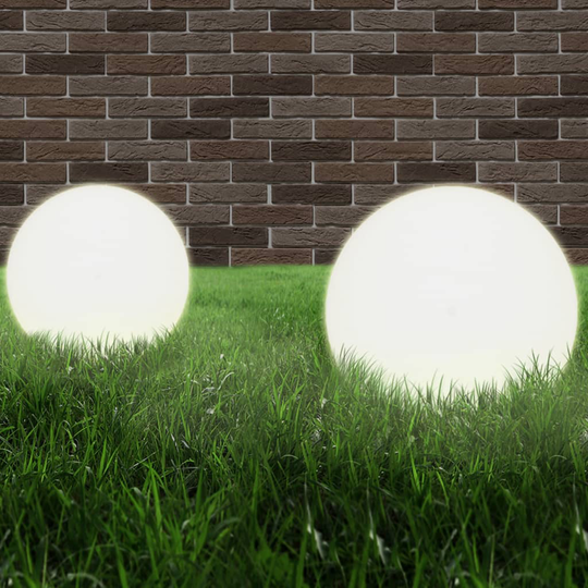 vidaXL LED-pallovalaisimet 2 kpl 40 cm akryyli