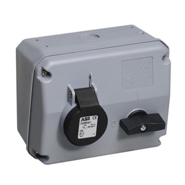 ABB 2CMA167678R1000 Seinäpistorasia IP44, 3P+J, 32 A 500 V