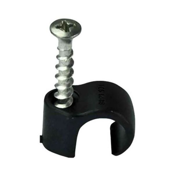 Gelia 4015041642 Ruuvikiinnike Musta 10 kpl 14-18 mm, ruuvin pituus 38 mm