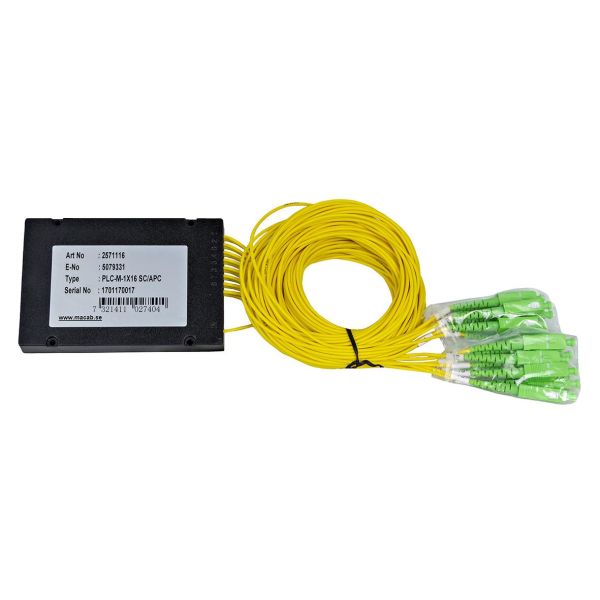 Televes 234560 Optiset jakajat PLC-M, dual window 16-suuntainen