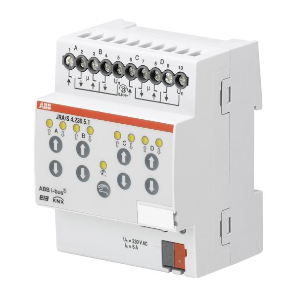 ABB 2CDG110125R0011 Verhomoottoriohjain 230 V, ajan tunnistus Verholähtöjen enimmäismäärä: 4