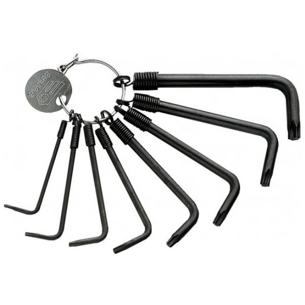 Facom 89.JA8 Torx-avainsarja 8 kpl, T8-T40, renkaassa