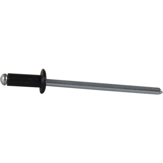 ESSVE 612306 Vetoniitit Ø3,2 x 8 mm, maalattu, avoin Musta, 25 kpl