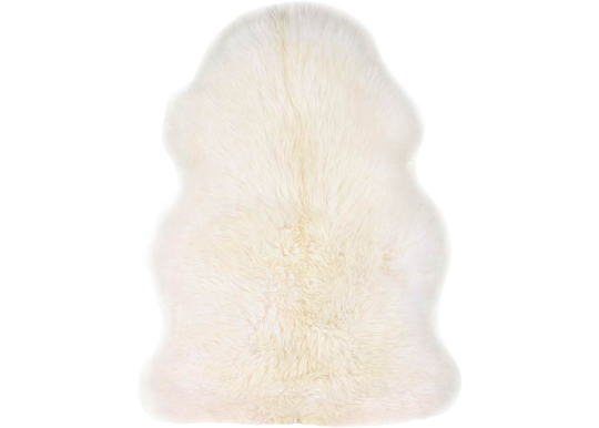 Aito lampaantalja Merino luonnonvalkoinen M ±60x90 cm